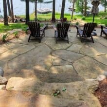 Stone Steps and Stone Patio