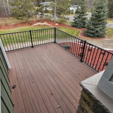 View of finished deck